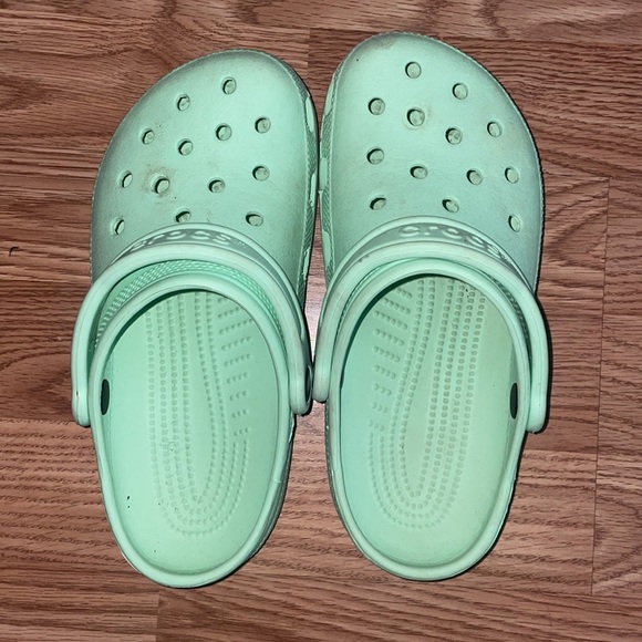Mint Green Crocs - Picture 2 of 4